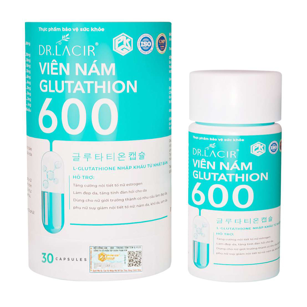 Viên Nám Glutathione 600 - Giảm Sạm Nám, Sáng Da